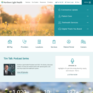 Eastern Maine Healthcare Systems aka (Northern Light Health) website