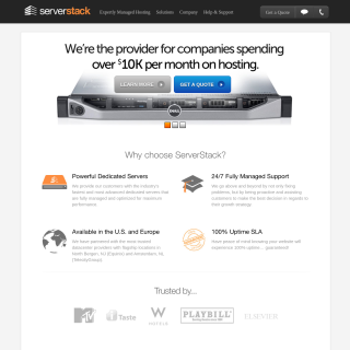  ServerStack  website