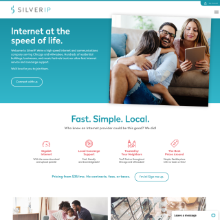 SilverIP Communications website
