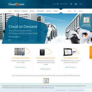 Cloud4com, a.s. website