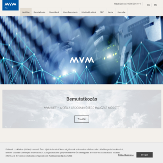 MVM NET Zrt.  website