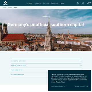 DE-CIX Munich Route Servers  aka (DE-CIX)  website