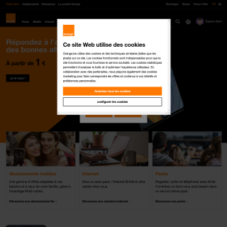 Orange Belgium SA  website