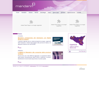 Mandarin S.p.A.  website