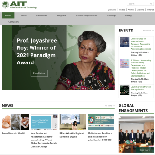  Asian Institute of Technology  aka (AIT (www.ait.ac.th))  website