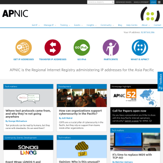 APNIC NSPIXP2  website