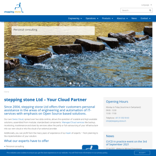 stepping stone AG  website