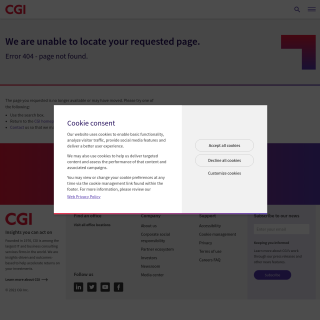  CGl Nederland  aka (CGI)  website