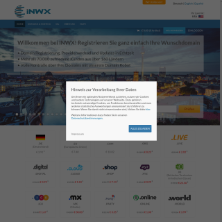  InterNetworX Management GmbH  aka (INWX)  website