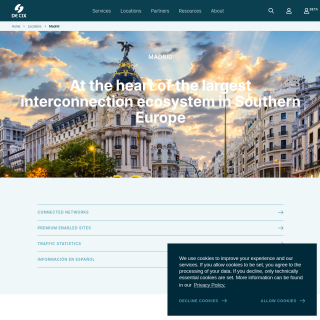 DE-CIX Madrid Route Servers aka (DE-CIX) website