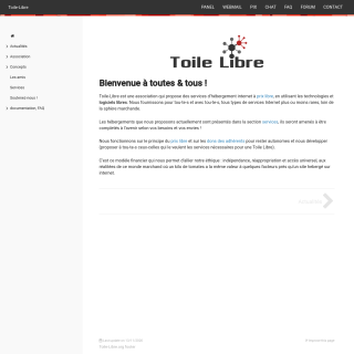 Toile-Libre  website