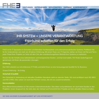 FHE3 GmbH website