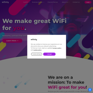 Wifinity  website