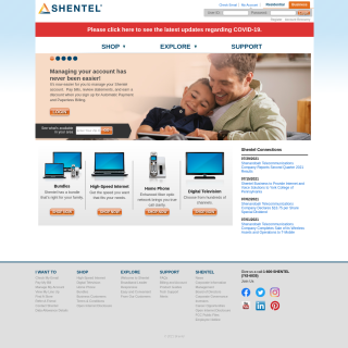 Shentel Service Company  website