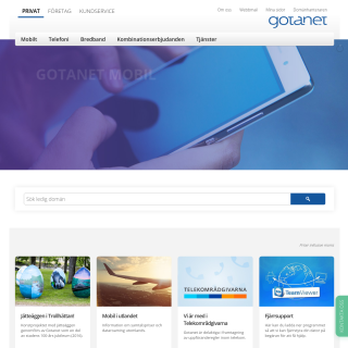 GOTANET DK aka (Götalandsnätet) website