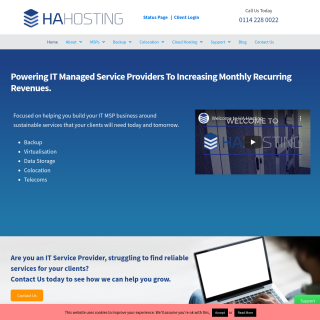  High Availability Hosting  aka (HA Hosting)  website