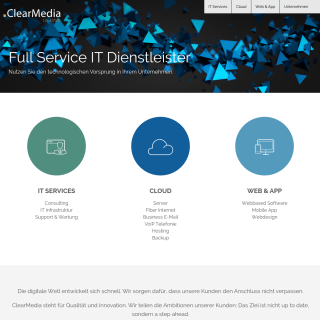 ClearMedia AG  website