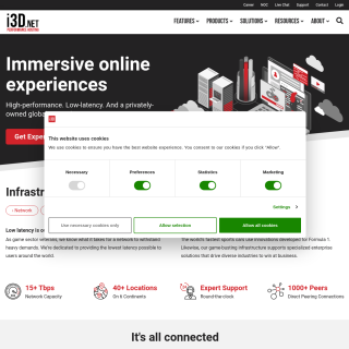  i3D.net  aka (i3D Interactive 3D AS49544.net Ubisoft)  website