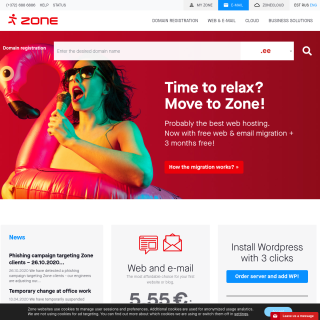 Zone  website