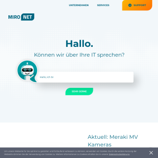 MiroNet AG  website