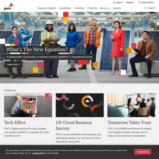 PricewaterhouseCoopers  aka (PwC-EU, PwC-DE, PwC)  website