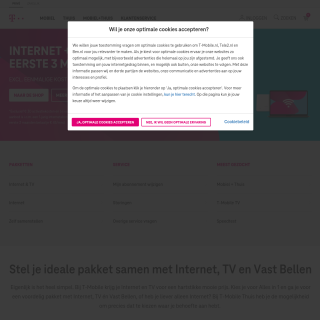 T-Mobile Thuis  website