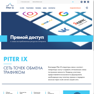 PITER-IX SPB Route Servers aka (PITER-IX SPB) website