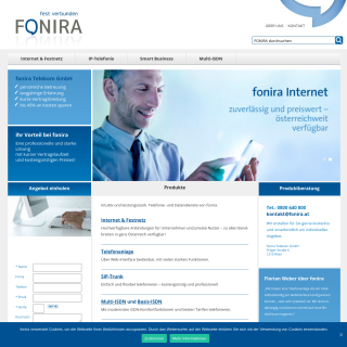 fonira Telekom  website