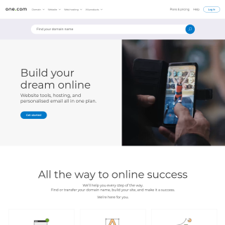  One.com  website