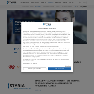Styria IT Solutions d.o.o. aka (Styria Media Group AG) website
