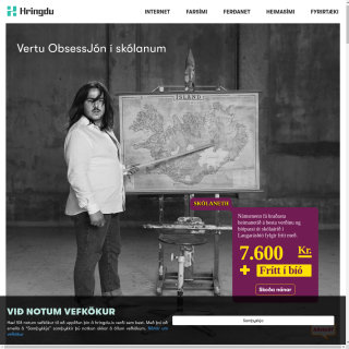 Hringdu ehf  website