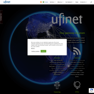  UFINET Guatemala  website
