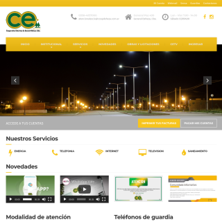 COOPERATIVA ELECTRICA DE GENERAL DEHEZA LTDA.  website