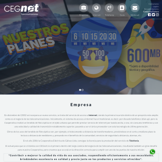  Cooperativa Electrica de Galvez Ltda.  aka (CEGnet)  website