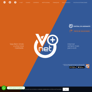 V + Net Internet Banda Larga  website