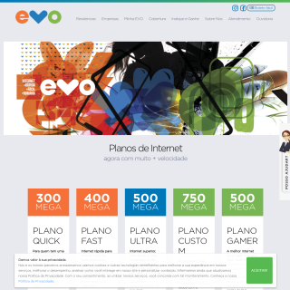 EVO Networks  website