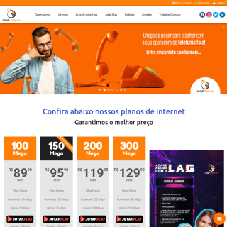 JotaF. Telecomunicações website