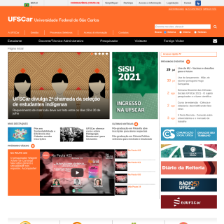 UFSCar - Universidade Federal de São Carlos  website