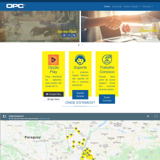 OpçãoTelecom  website