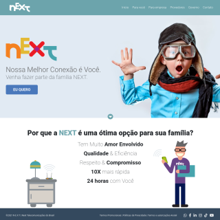 Next Telecomunicações do Brasil LTDA  website