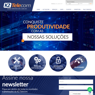K2 Telecom e Multimidia  website