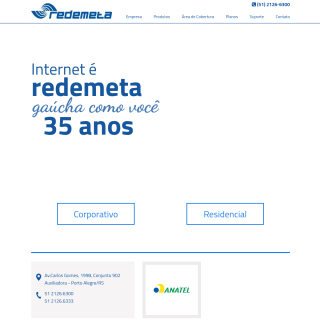  Meta Telecomunicações S/A  aka (REDEMETA)  website