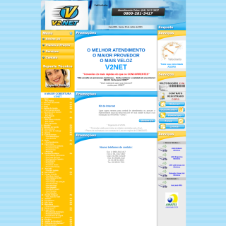 V2Net - Provedor de Internet  website