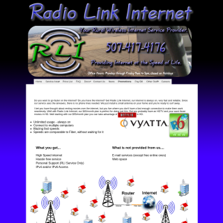 Radio Link Internet  website