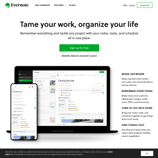  Evernote  website