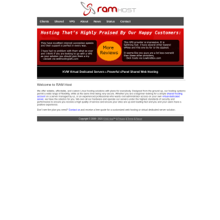 RAM Host  website