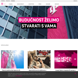 Croatian Telecom  website