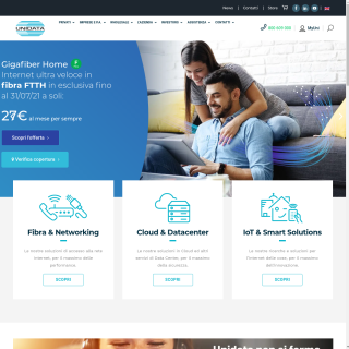 Unidata S.p.A.  website