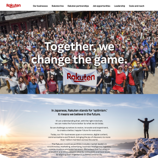 Rakuten  website