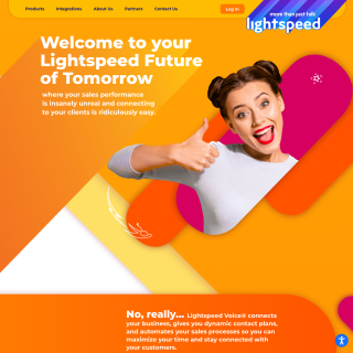 Lightspeed Voice  website